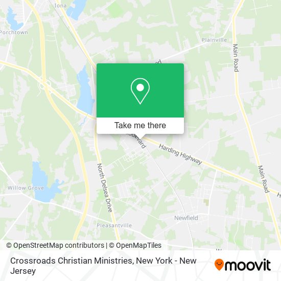 Mapa de Crossroads Christian Ministries