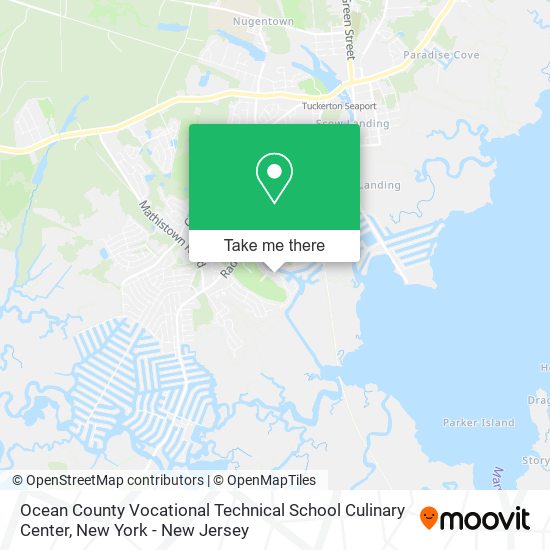 Ocean County Vocational Technical School Culinary Center map