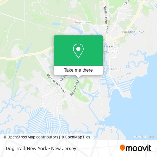 Dog Trail map