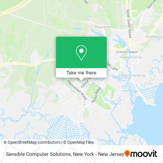 Sensible Computer Solutions map