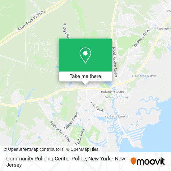 Community Policing Center Police map