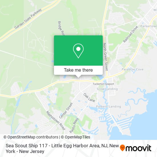 Mapa de Sea Scout Ship 117 - Little Egg Harbor Area, NJ