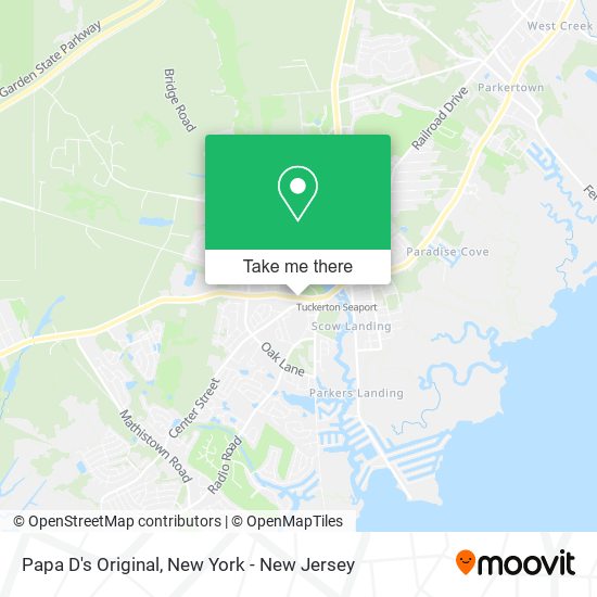 Mapa de Papa D's Original