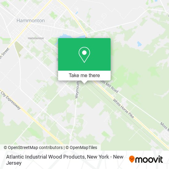 Atlantic Industrial Wood Products map