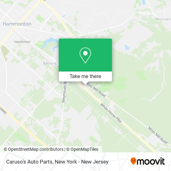 Caruso's Auto Parts map