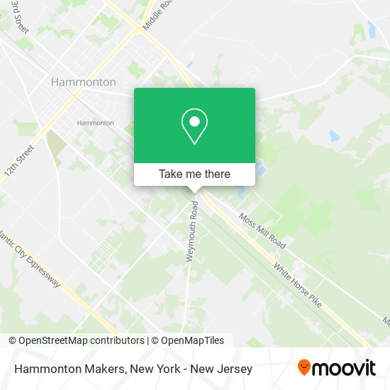 Hammonton Makers map