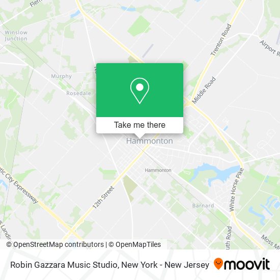 Robin Gazzara Music Studio map