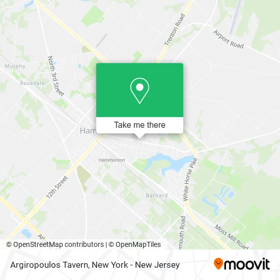 Argiropoulos Tavern map