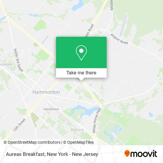 Aureas Breakfast map