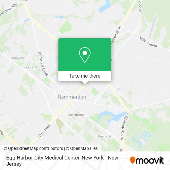 Egg Harbor City Medical Center map