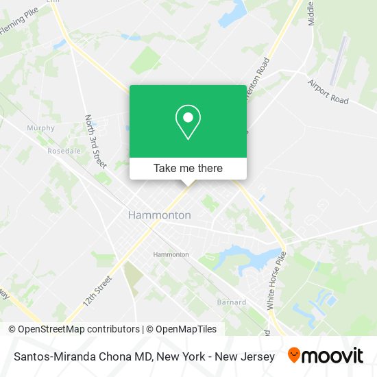 Santos-Miranda Chona MD map