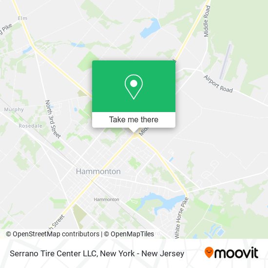 Mapa de Serrano Tire Center LLC