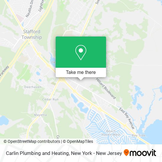 Carlin Plumbing and Heating map