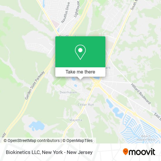 Biokinetics LLC map