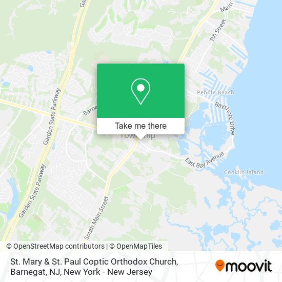 St. Mary & St. Paul Coptic Orthodox Church, Barnegat, NJ map