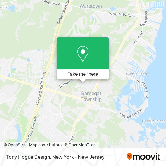 Tony Hogue Design map