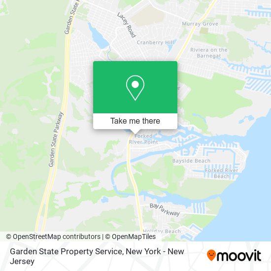 Garden State Property Service map