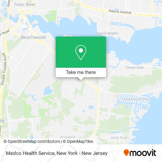 Mapa de Medco Health Service