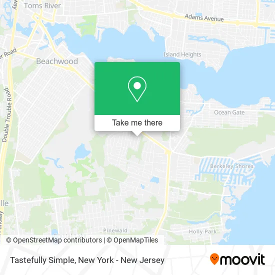 Tastefully Simple map