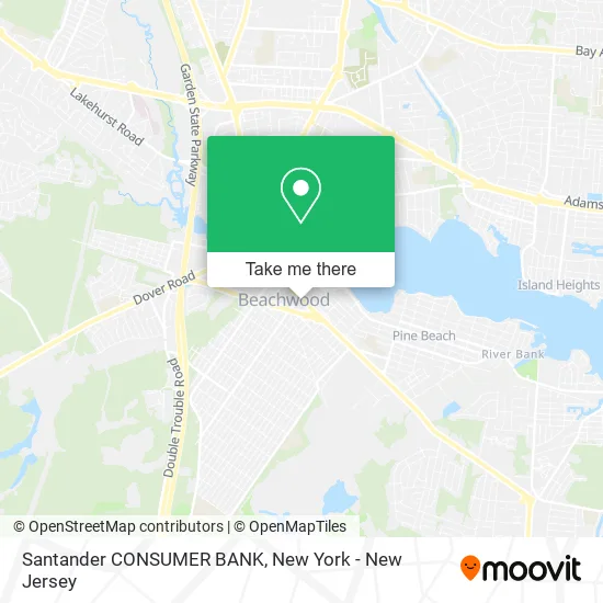 Mapa de Santander CONSUMER BANK