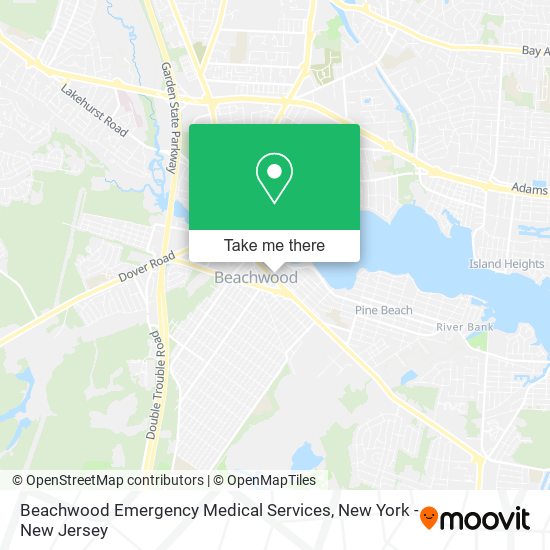 Mapa de Beachwood Emergency Medical Services