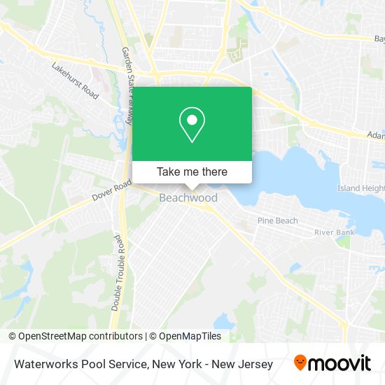 Mapa de Waterworks Pool Service