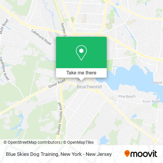 Mapa de Blue Skies Dog Training