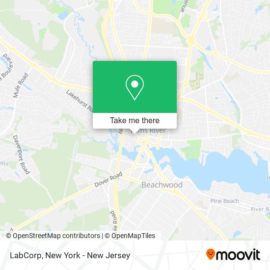 LabCorp map