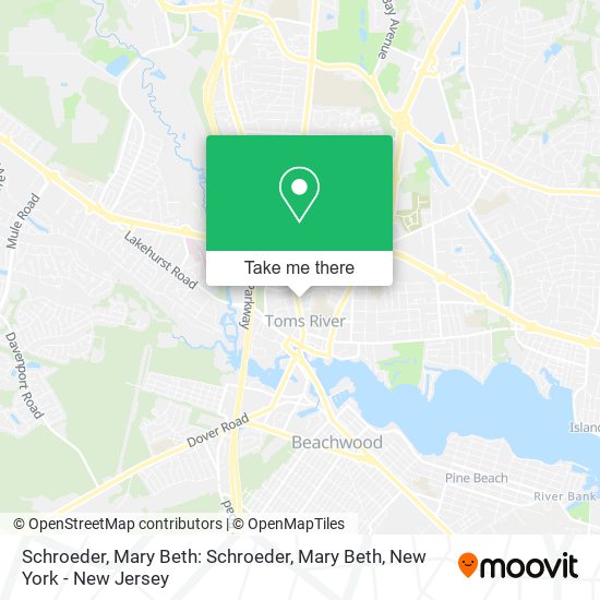 Schroeder, Mary Beth: Schroeder, Mary Beth map