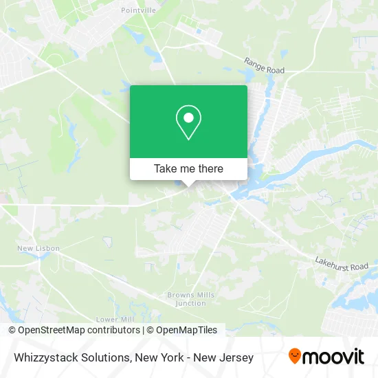 Whizzystack Solutions map