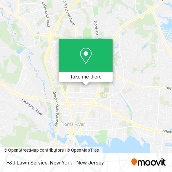 Mapa de F&J Lawn Service