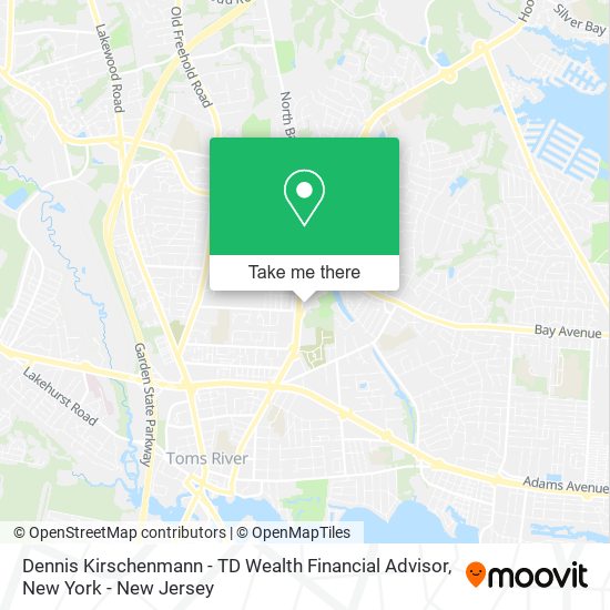 Dennis Kirschenmann - TD Wealth Financial Advisor map