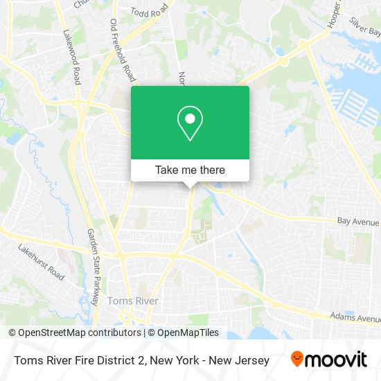 Toms River Fire District 2 map