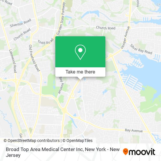 Mapa de Broad Top Area Medical Center Inc