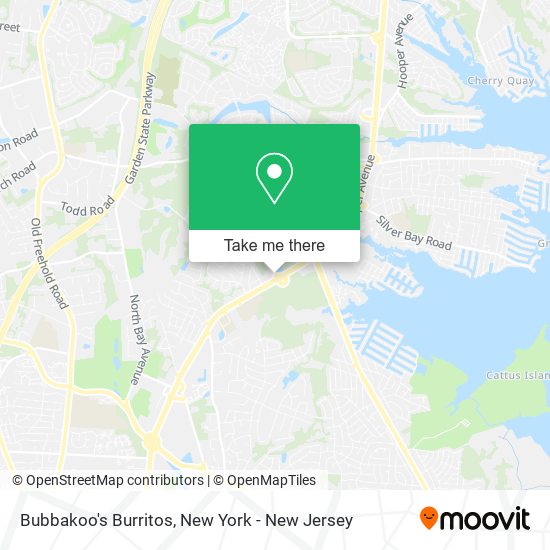 Bubbakoo's Burritos map