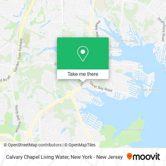 Calvary Chapel Living Water map