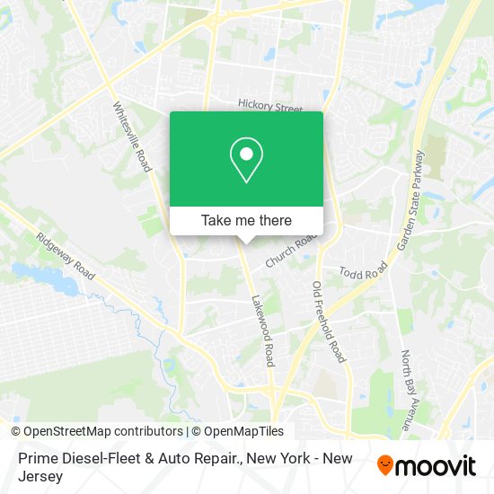 Prime Diesel-Fleet & Auto Repair. map