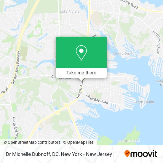 Mapa de Dr Michelle Dubnoff, DC