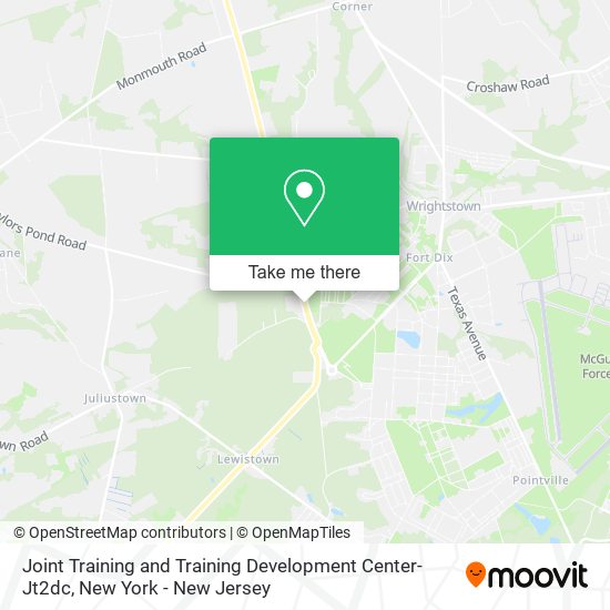 Mapa de Joint Training and Training Development Center-Jt2dc