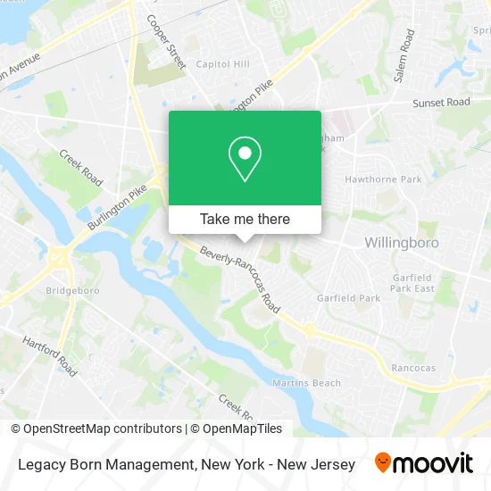 Legacy Born Management map