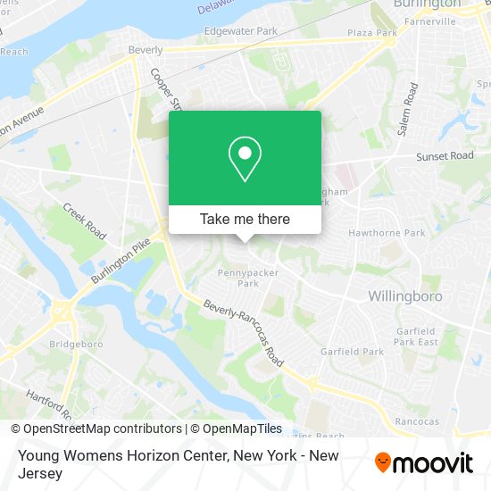 Mapa de Young Womens Horizon Center