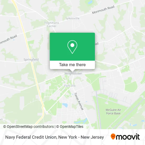 Navy Federal Credit Union map
