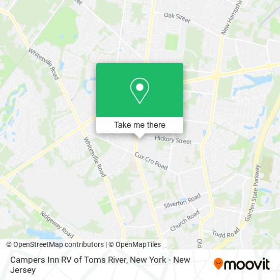 Campers Inn RV of Toms River map