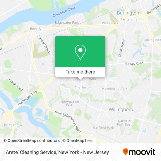 Arete' Cleaning Service map