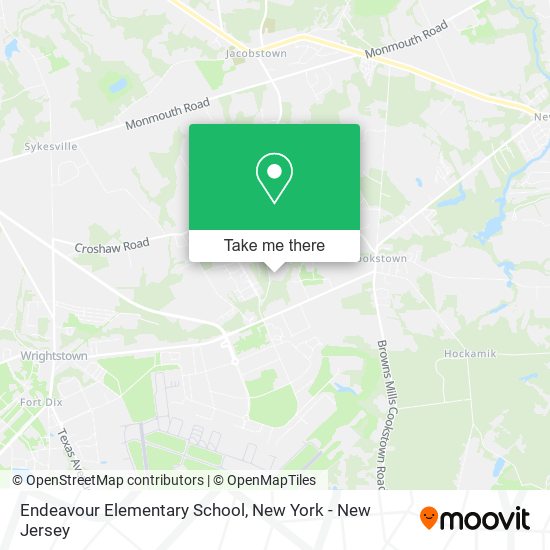 Endeavour Elementary School map