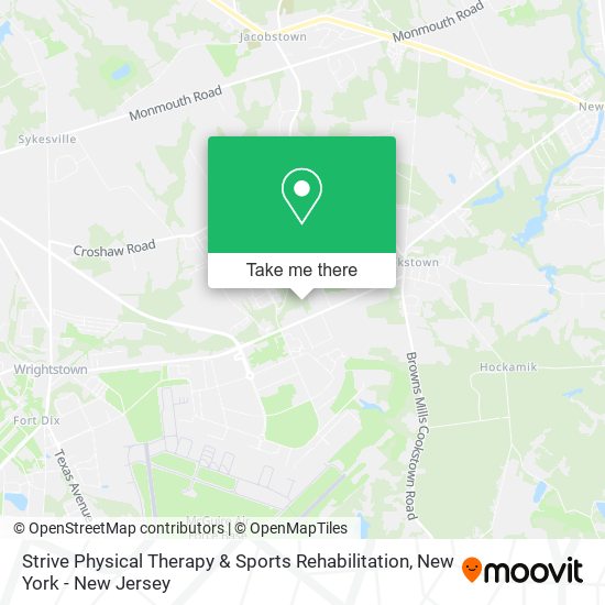 Strive Physical Therapy & Sports Rehabilitation map