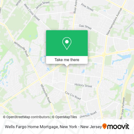 Mapa de Wells Fargo Home Mortgage