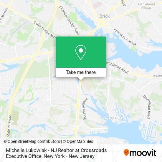 Mapa de Michelle Lukowiak - NJ Realtor at Crossroads Executive Office