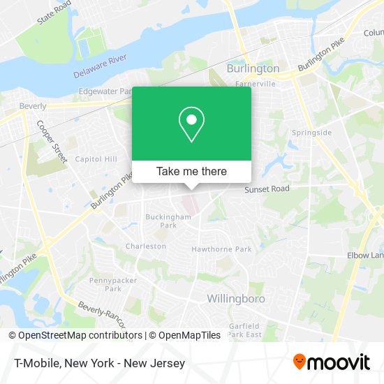 T-Mobile map