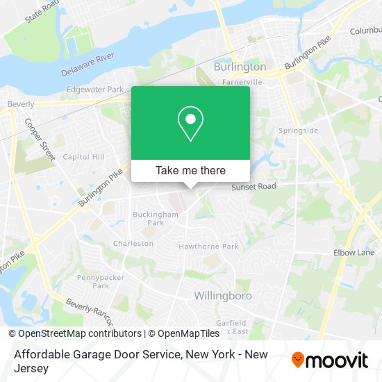 Mapa de Affordable Garage Door Service